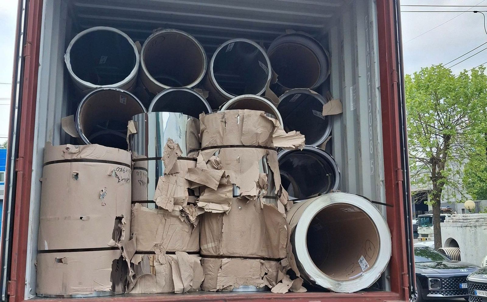 Container inox cuộn của Inox Ngọc Trang